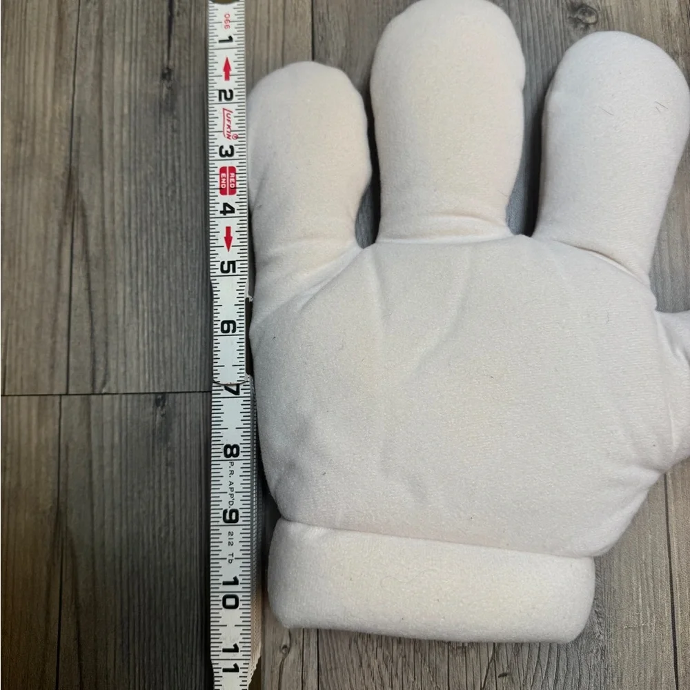 Walt Disney World Parks Mickey Mouse White Costume Gloves Set Plush 11”